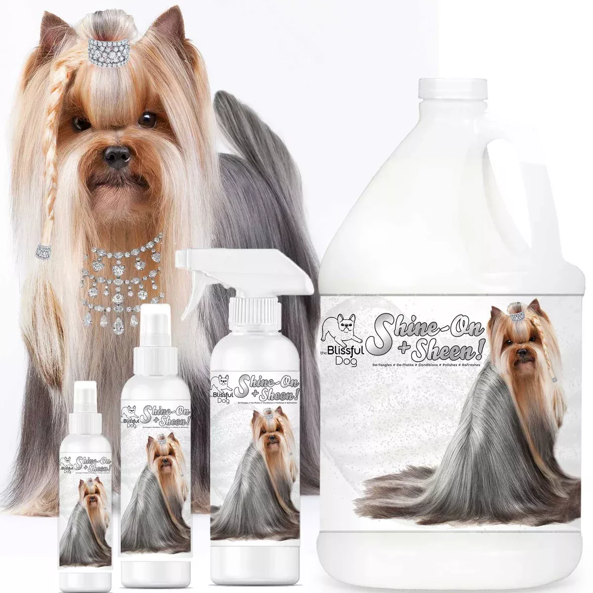 Shine-On+Sheen Dog De-Tangling Coat Spray