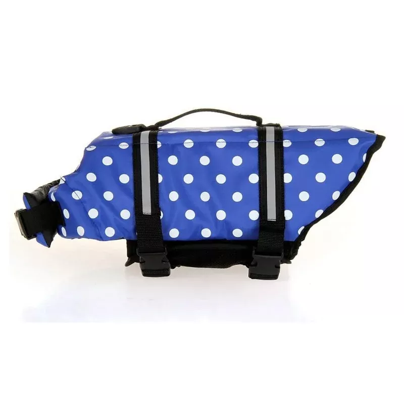 Shtgoi Dog Wimmed Reflecting Lifeguard For Dogs With Rescue Hand Pets Taking Pets Wowing Answest puppies Safety Swimming suits Dog vests For swimming boating water blue blue dotted – Creating a Sanctuary for Your Pets and Visiting Wildlife