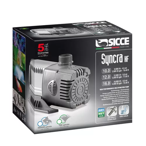 Sicce, Sicce SYNCRA HF (High Flow) 16.0 Pump - 4200 GPH, 1 Each
