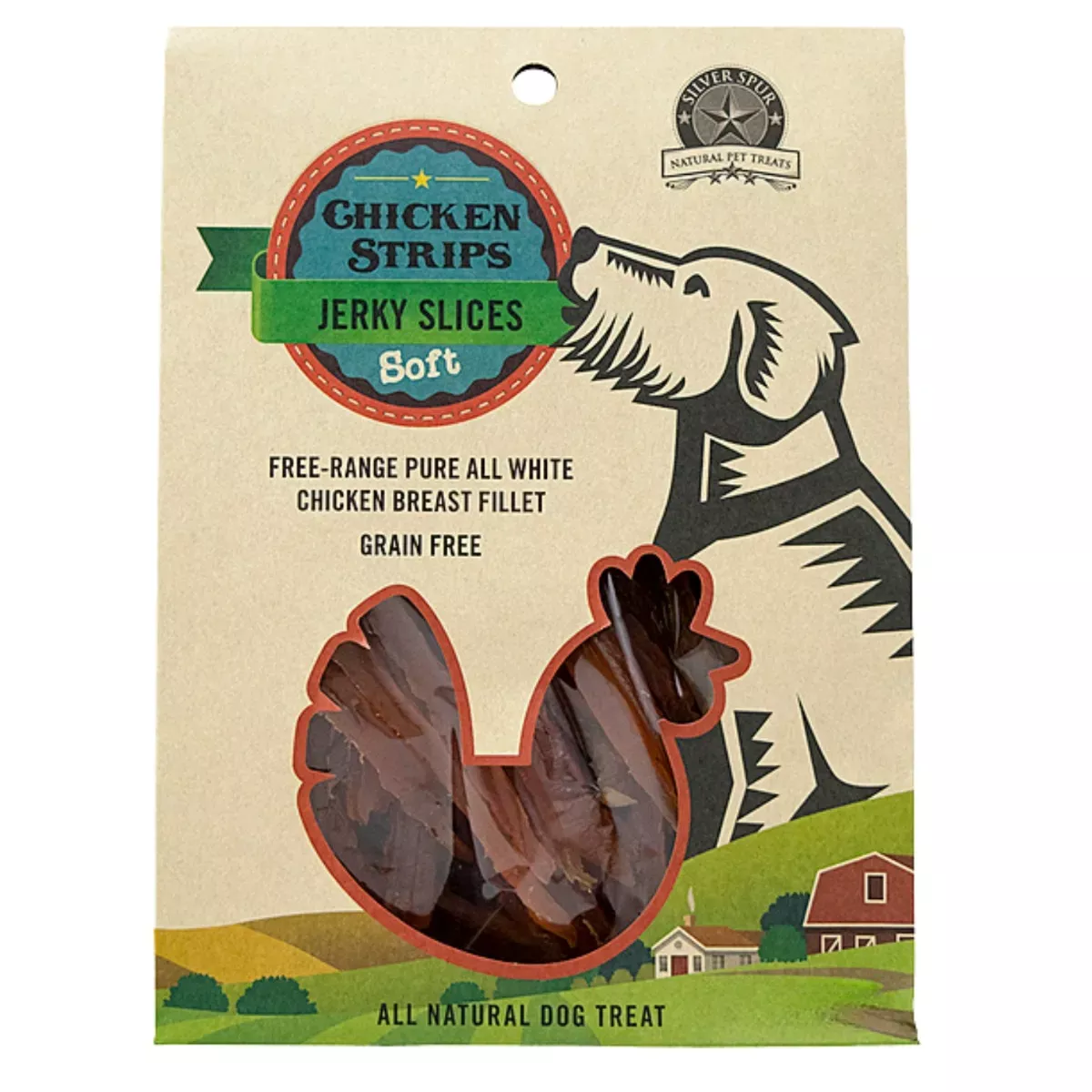 Silver Spur Chicken Strips Dog Treats - Jerky Slices