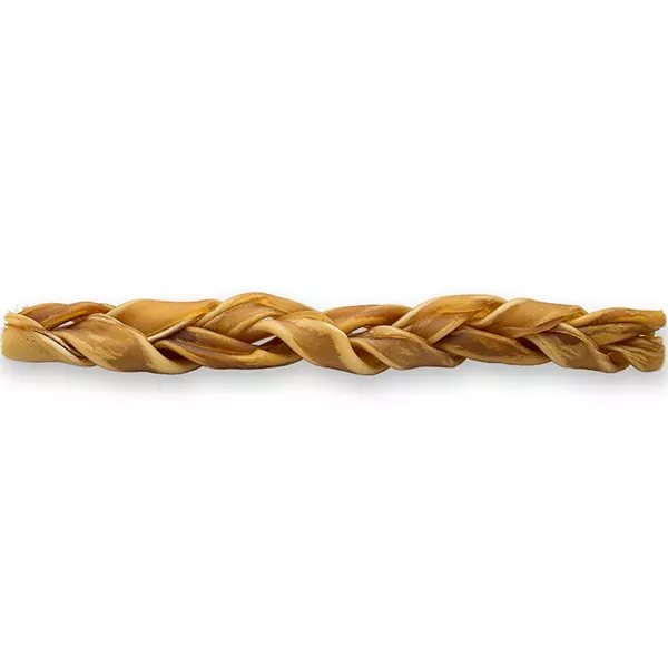 Silver Spur UNBELIEVABULLS Long-Lasting Braided Beef Chew for Dogs - 12 Inch