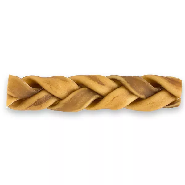 Silver Spur UNBELIEVABULLS Long-Lasting Braided Beef Chew for Dogs - 6 Inch