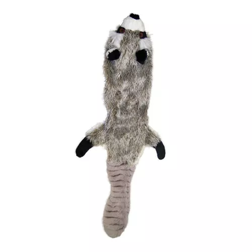 Skinneeez, Skinneeez Forest Series Dog Toy Raccoon, Gray, 1 Each/Regular