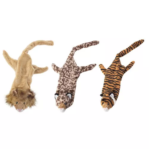 Skinneeez, Skinneeez Jungle Series Dog Toy Jungle Cat, Assorted, 1 Each/Mini