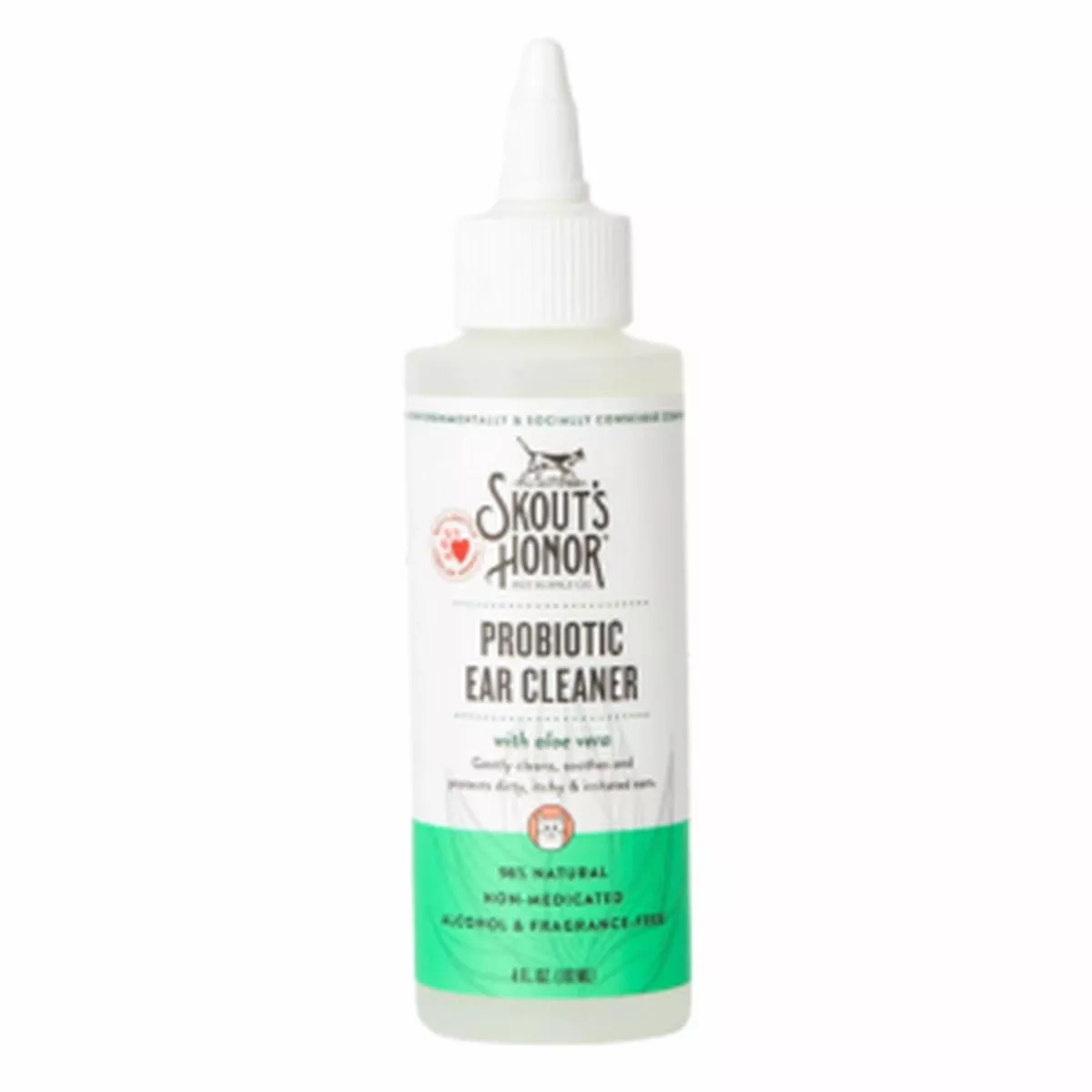 Skout's Honor Cat Probiotic Ear Cleaner, 4 oz