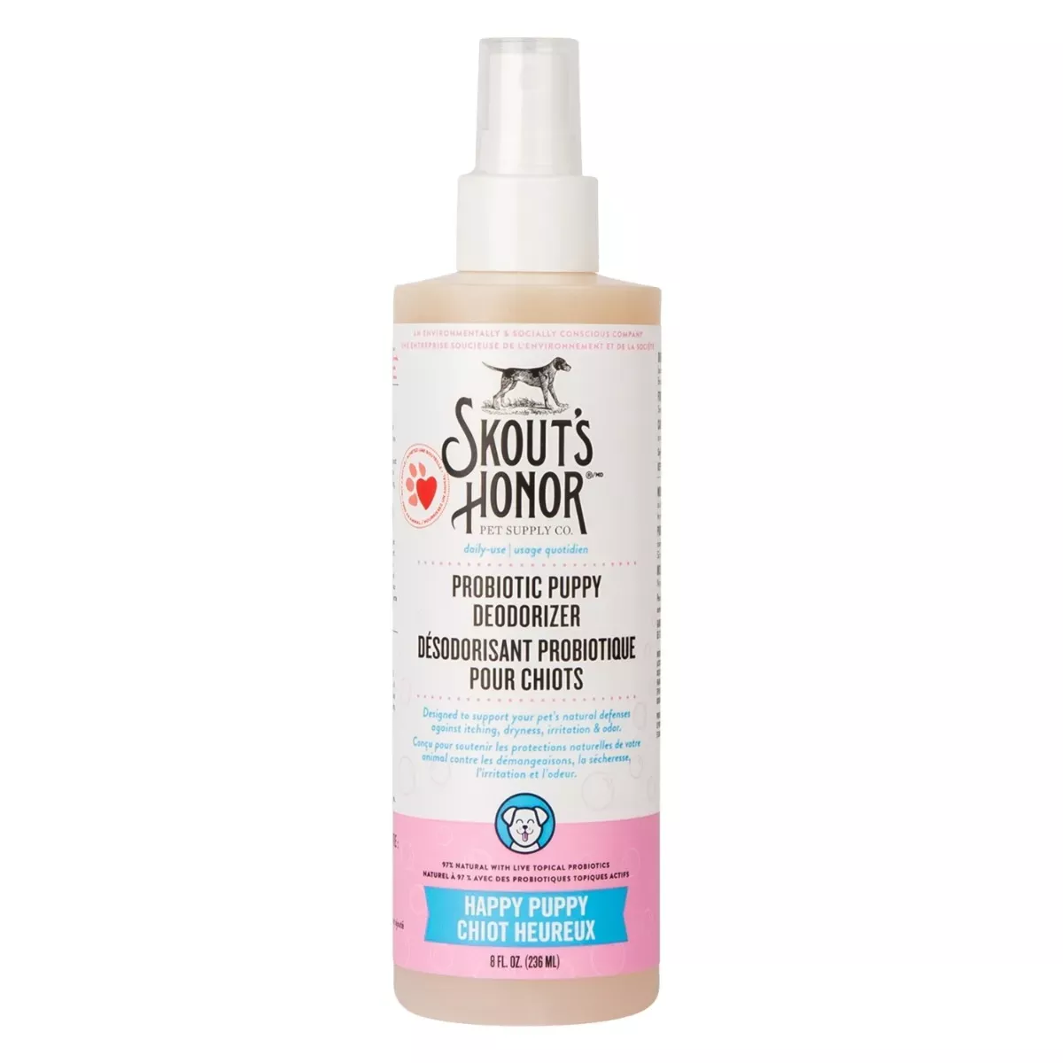Skout's Honor Probiotic Deodorizer for Pets - Happy Puppy