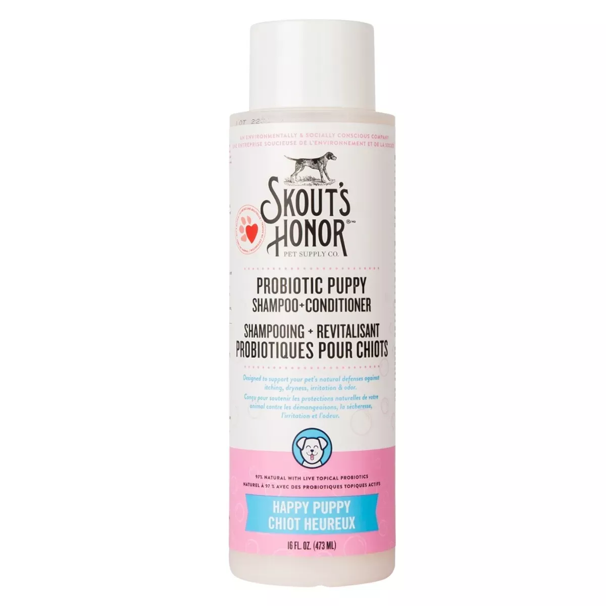 Skout's Honor Probiotic Shampoo & Conditioner for Pets - Happy Puppy