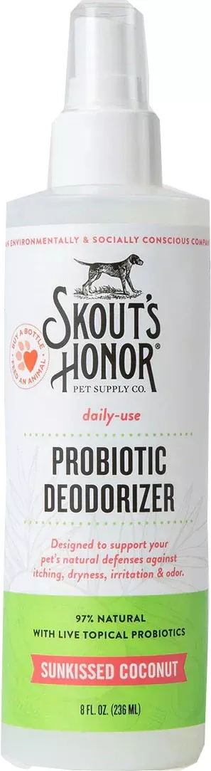 Skouts Honor Probiotic Daily Deodorizer Dog Spray