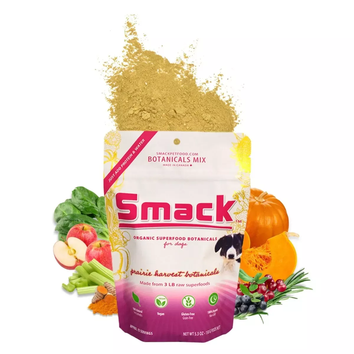 Smack Botanicals Mix Food Topper for Dogs - Prairie Harvest Botanicals