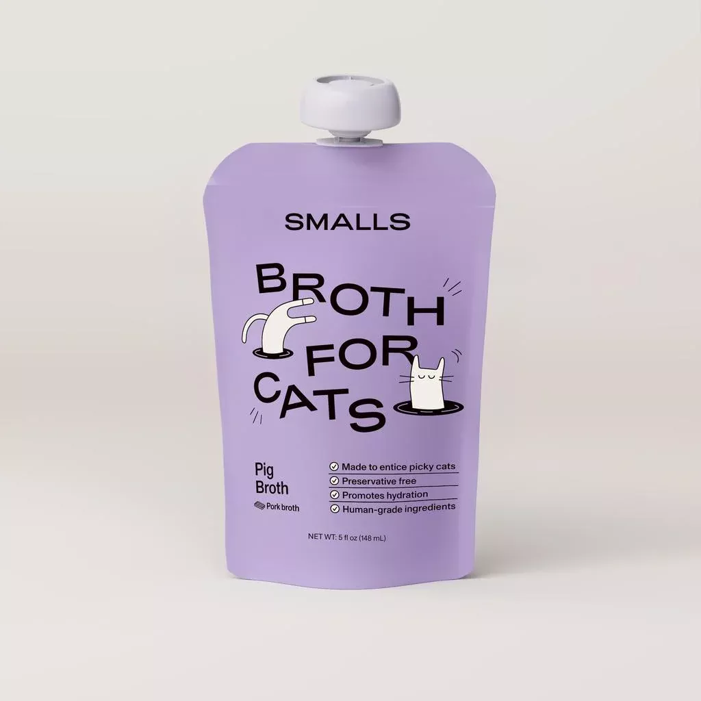 Smalls Pig Bone Broth for Cats - Pork Recipe 5oz