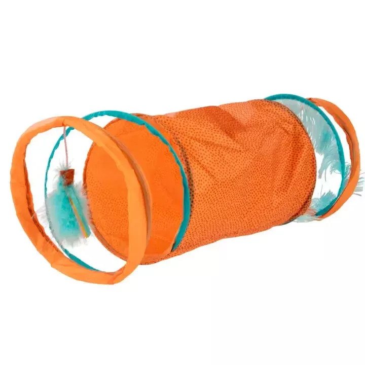 SmartyKat Instincts Teaser Tunnel Activity Tunnel Cat Toy