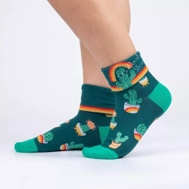 Sock It To Me – Lookin’ Sharp Turn Cuff Socks | Fun Socks