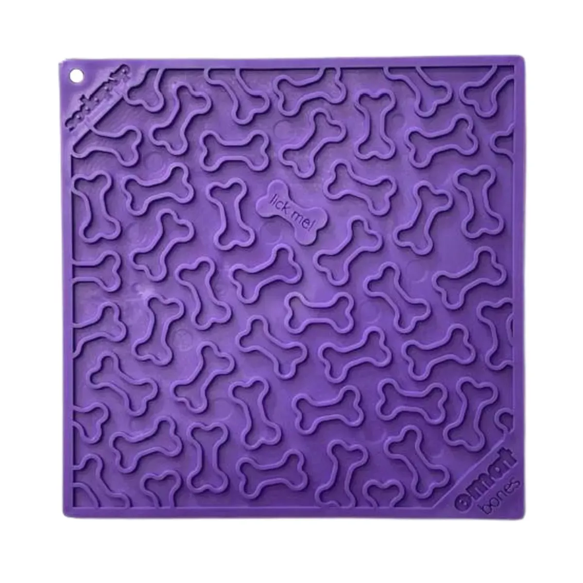 SodaPup eMat Enrichment Lick Mat for Pets - Bones Design