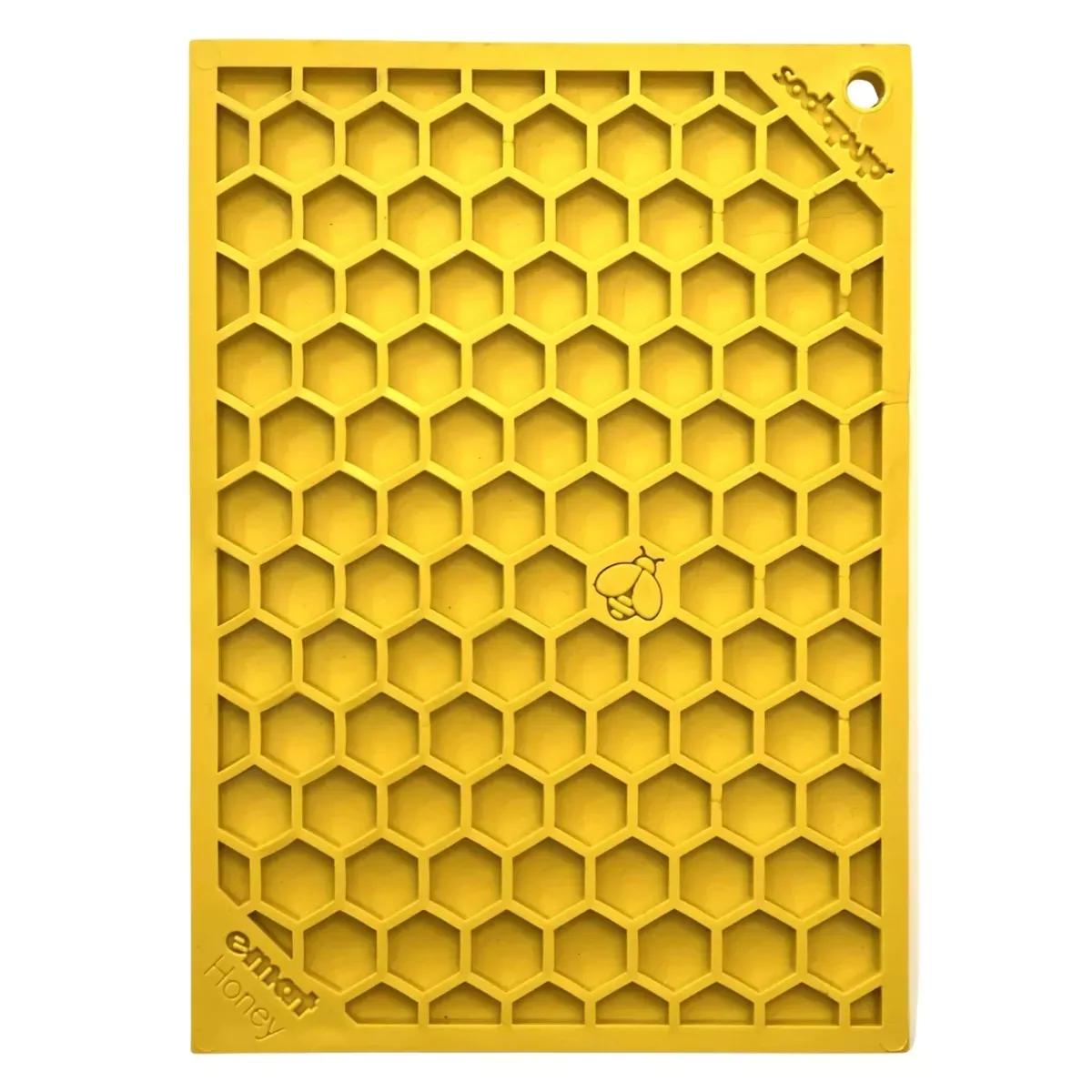 SodaPup eMat Enrichment Lick Mat for Pets - Honeycomb Design