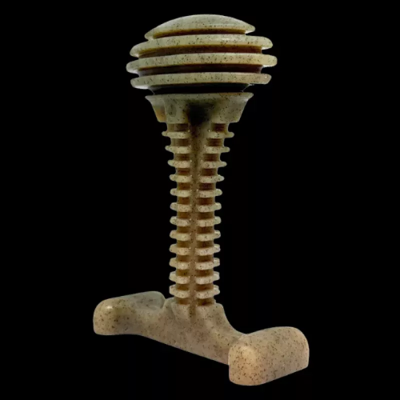SodaPup Honey Bone Dental Tower eChew Ultra Durable Nylon Dog Chew Toy