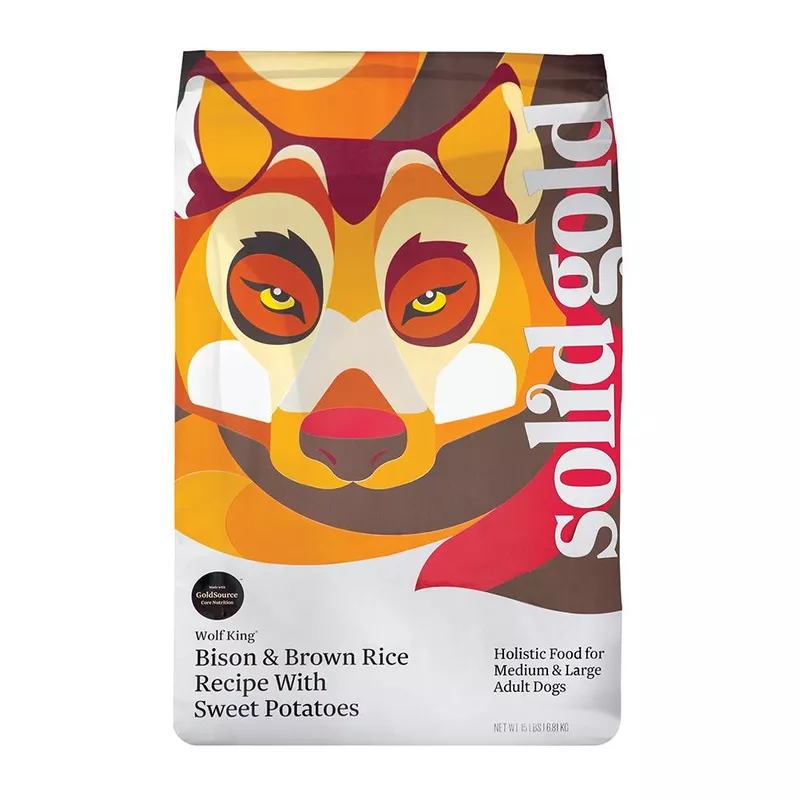 Solid Gold Wolf King Large Breed Adult Dog Food 12 Lb
