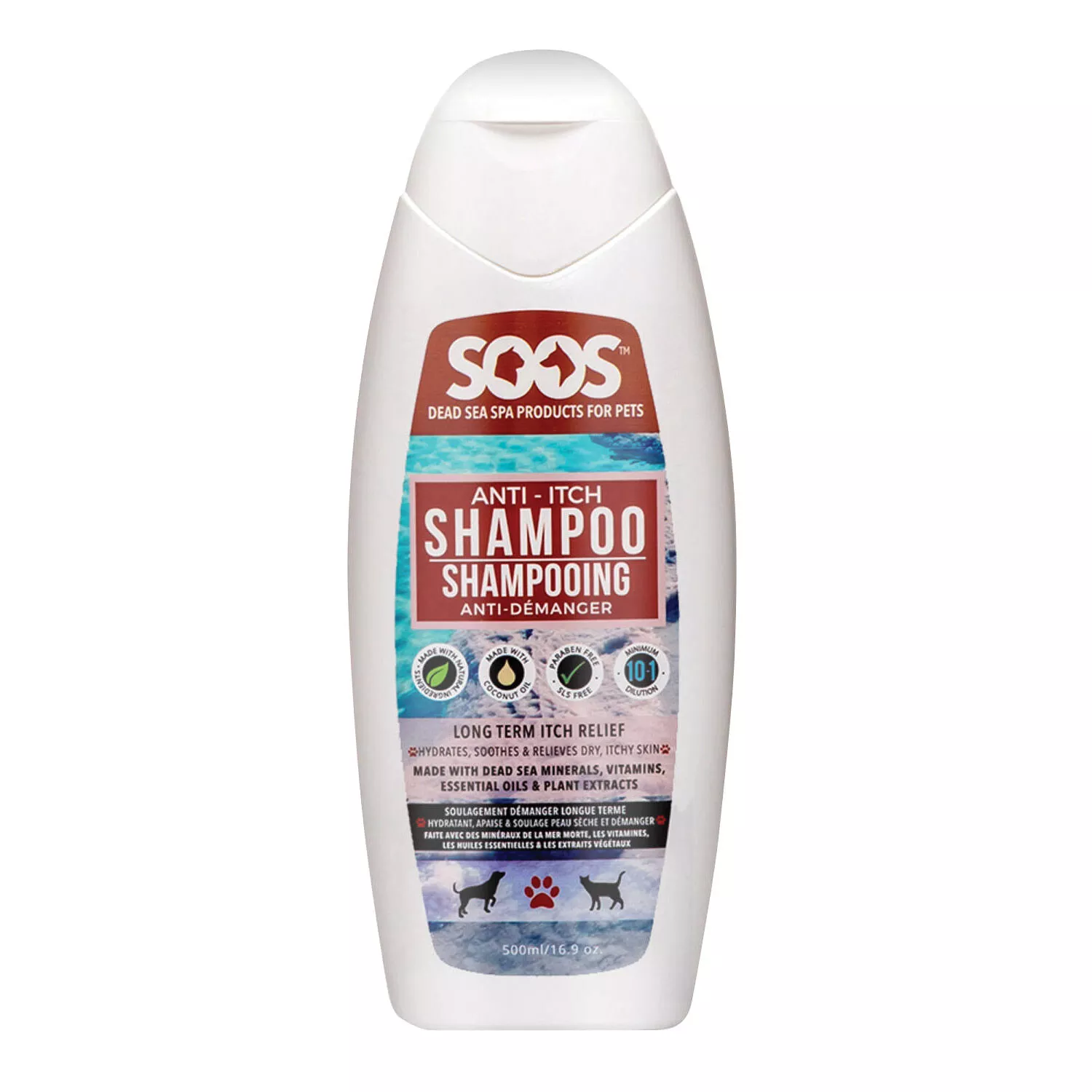 Soos Pets, Anti-Itch Pet Shampoo - 500ML