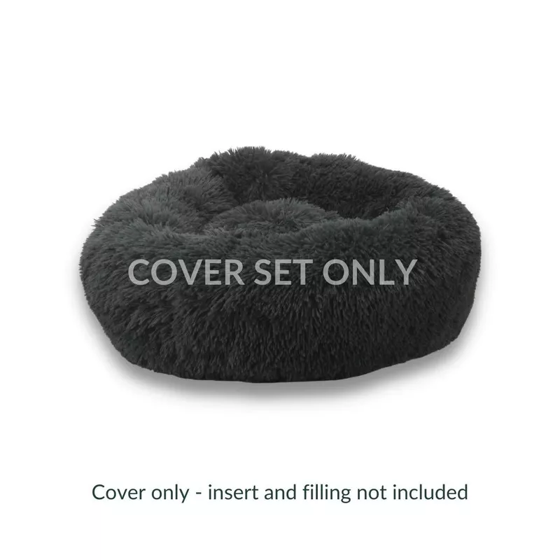 Spare Calming Dog Bed Cover Charcoal