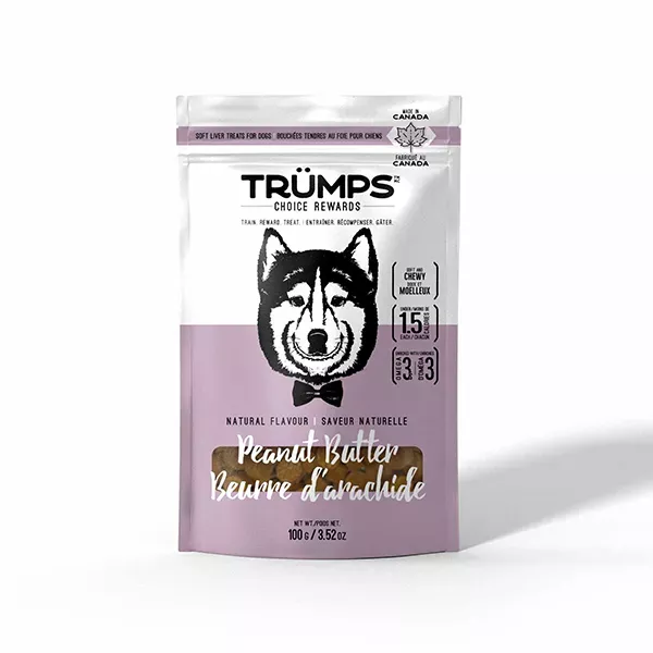 Spark Pet Products TRÜMPS Choice Rewards Dog Treats – Natural Peanut Butter
