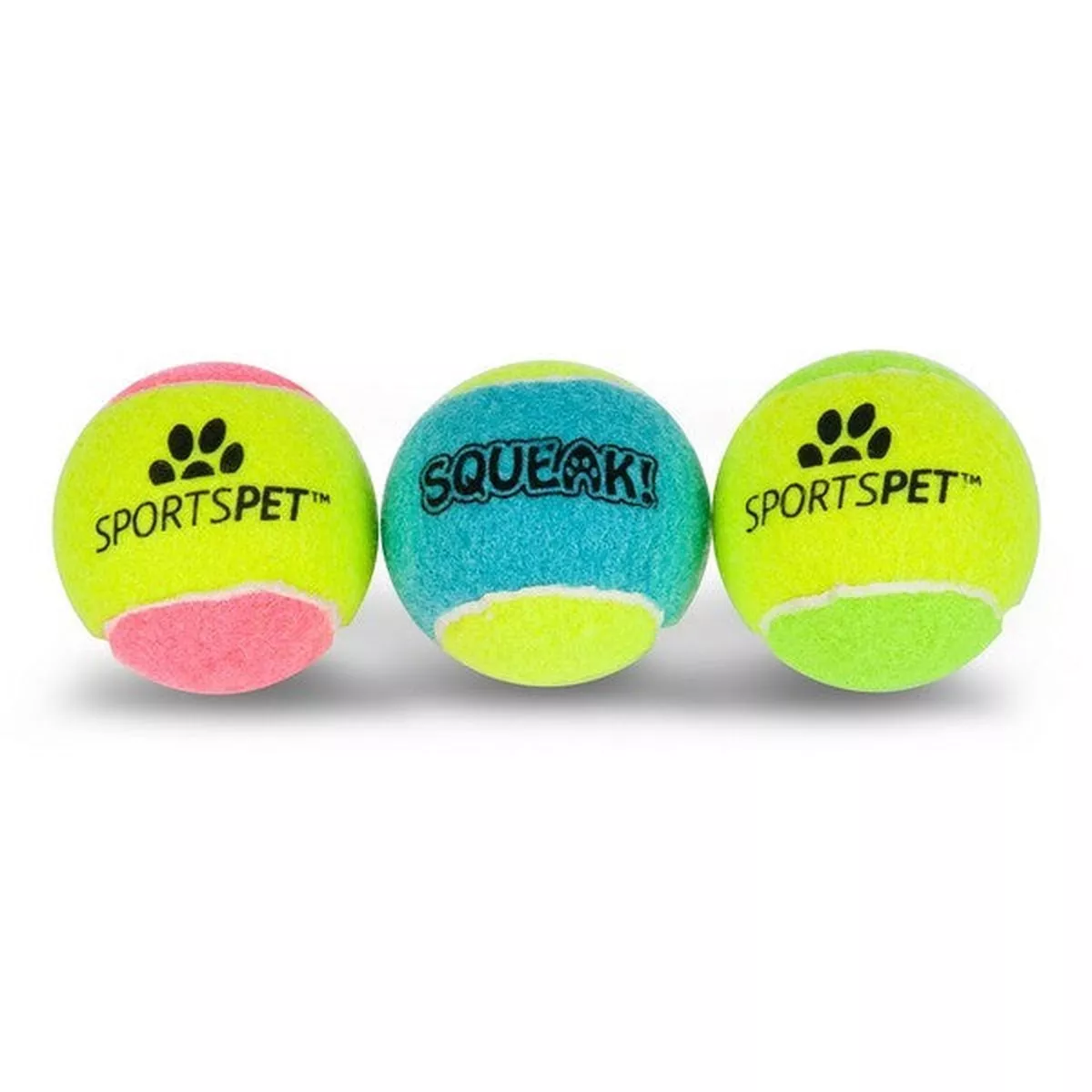 Sportspet Squeaky Tennis Ball 65mm - Single