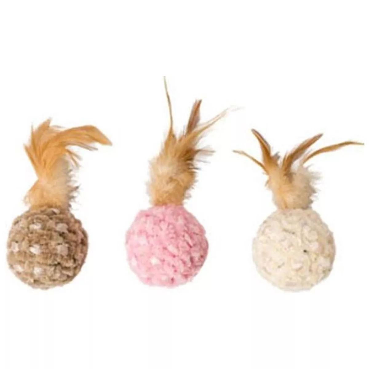 SPOT CHENILLE CHASER FEATHER BALL