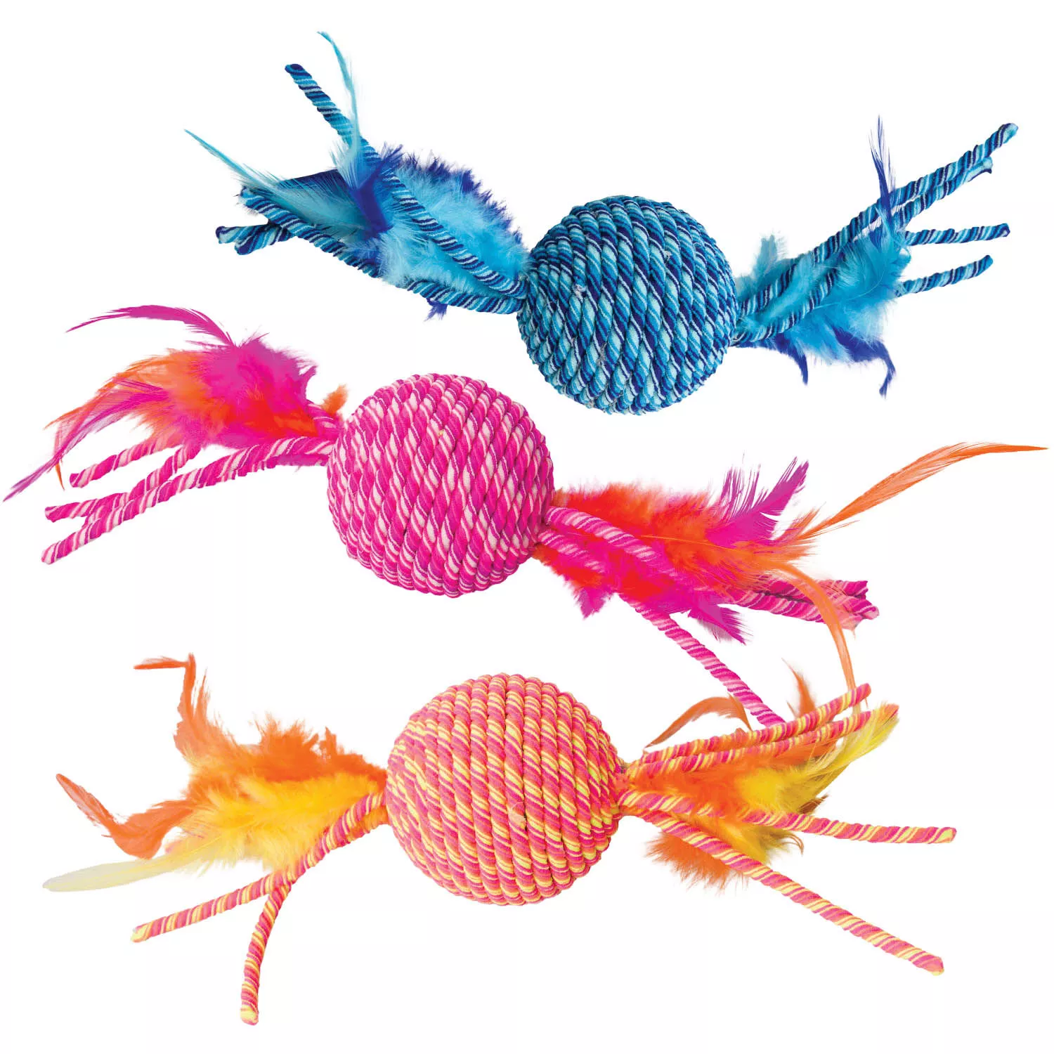 SPOT, Elasteeez Ball w/Feathers - Assorted
