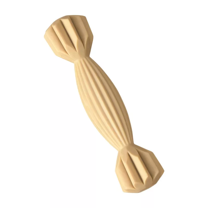 Spot Ethical Pet Dog Toy Love The Earth Natural Rubber Groovy Bone 7In