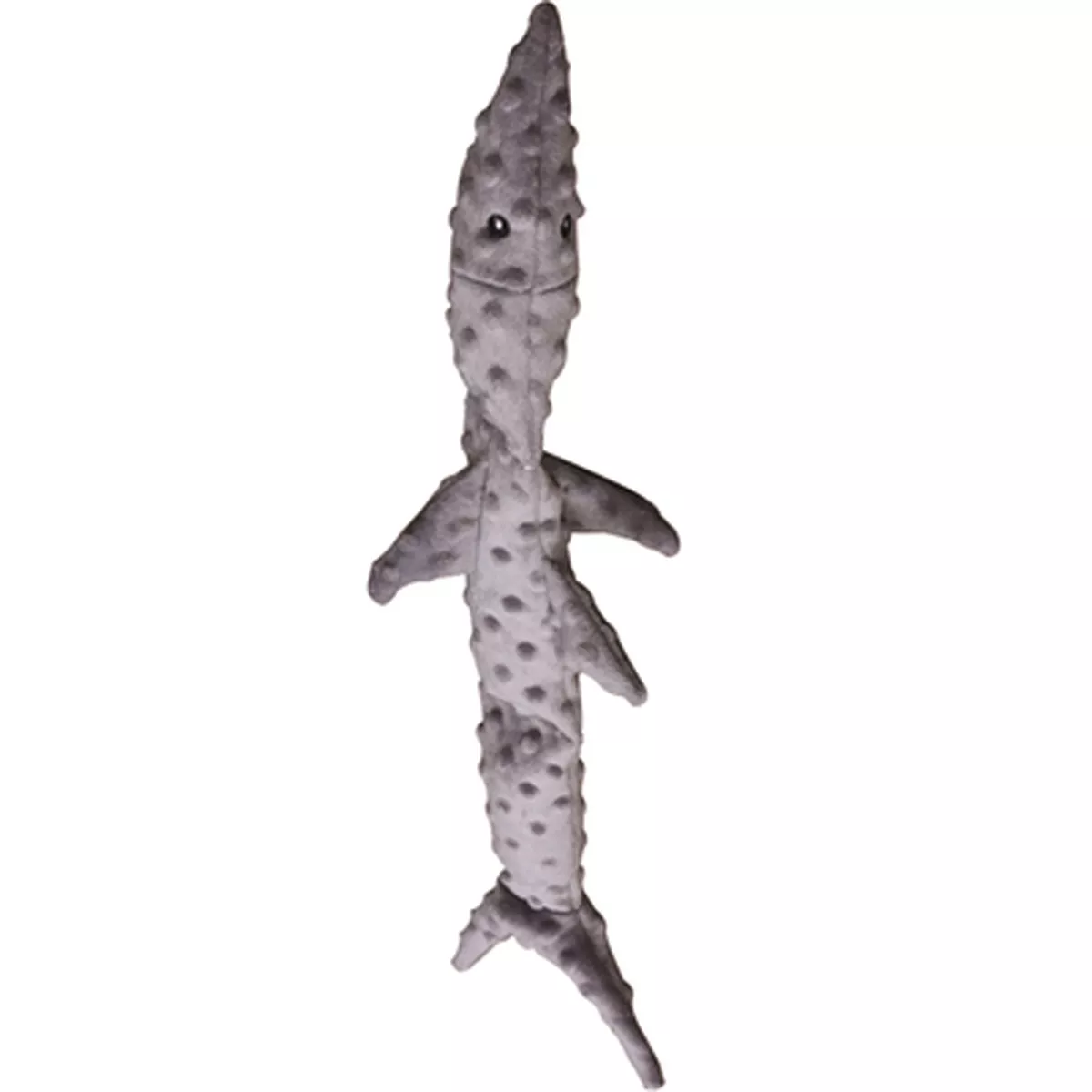 Spot Skinneeez Extreme Triple Squeak Shark Stuffless Dog Toy