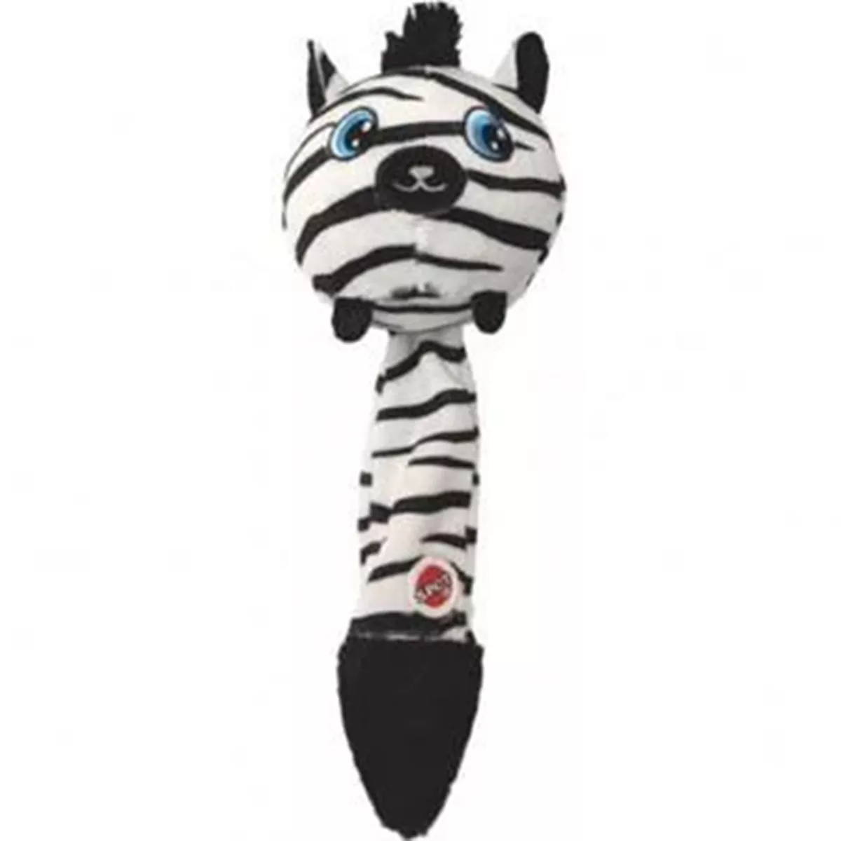 Spot Squish & Squeak Zebra Squeaky Plush Dog Toy
