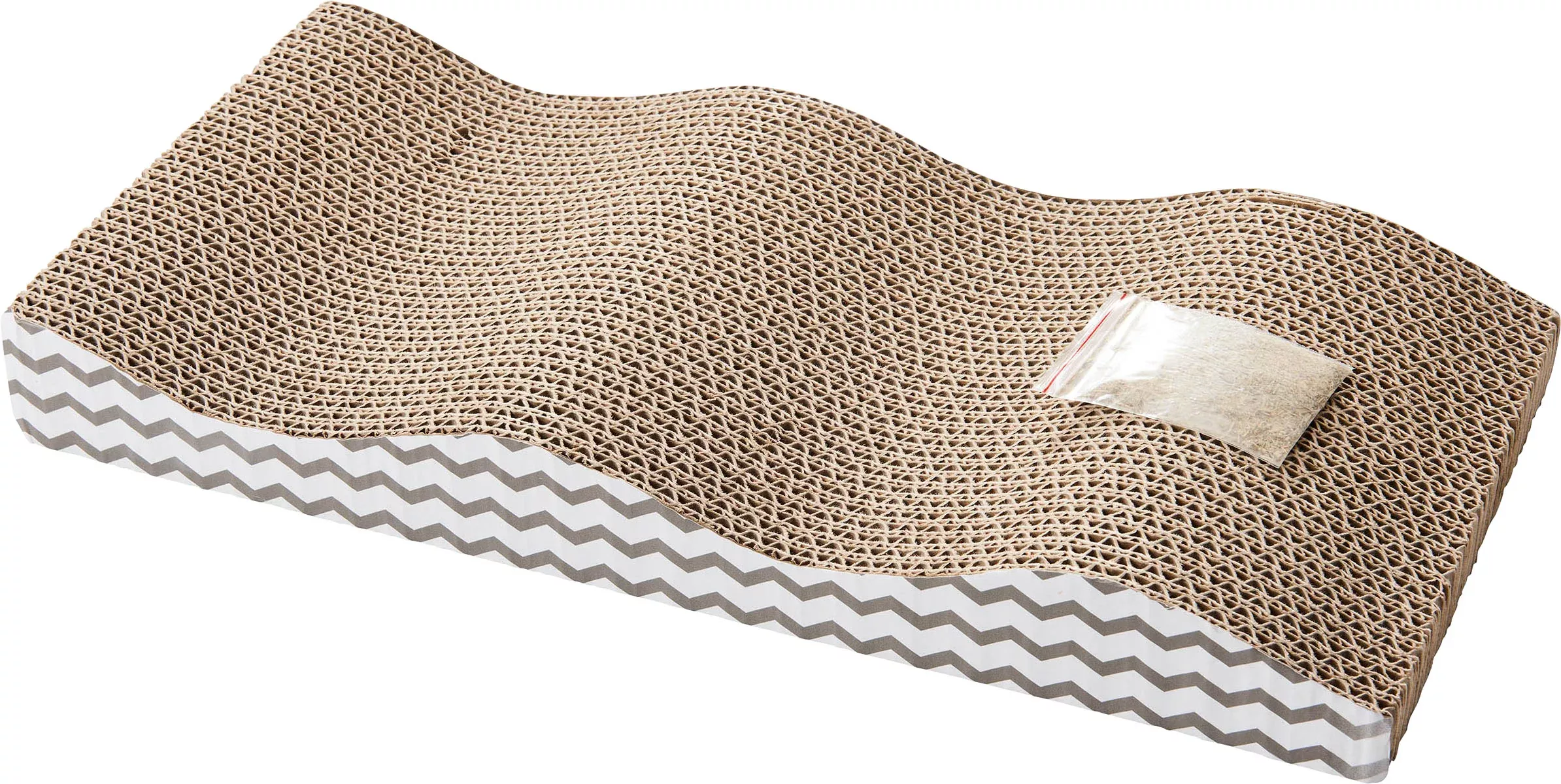 Spot Wave Cat Scratcher W/Catnip