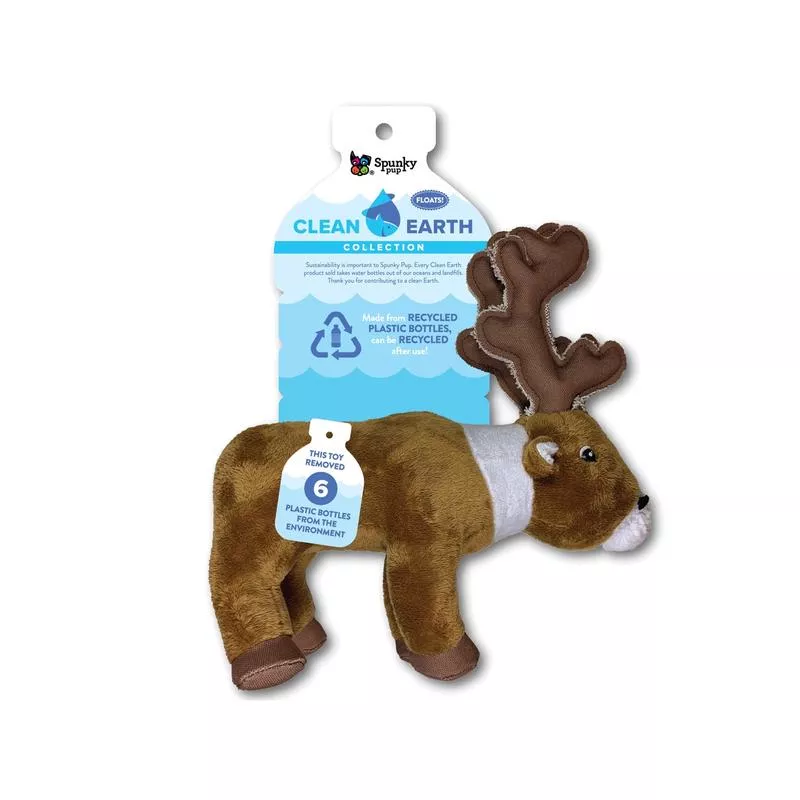 Spunky Pup Caribou Clean Earth Plush