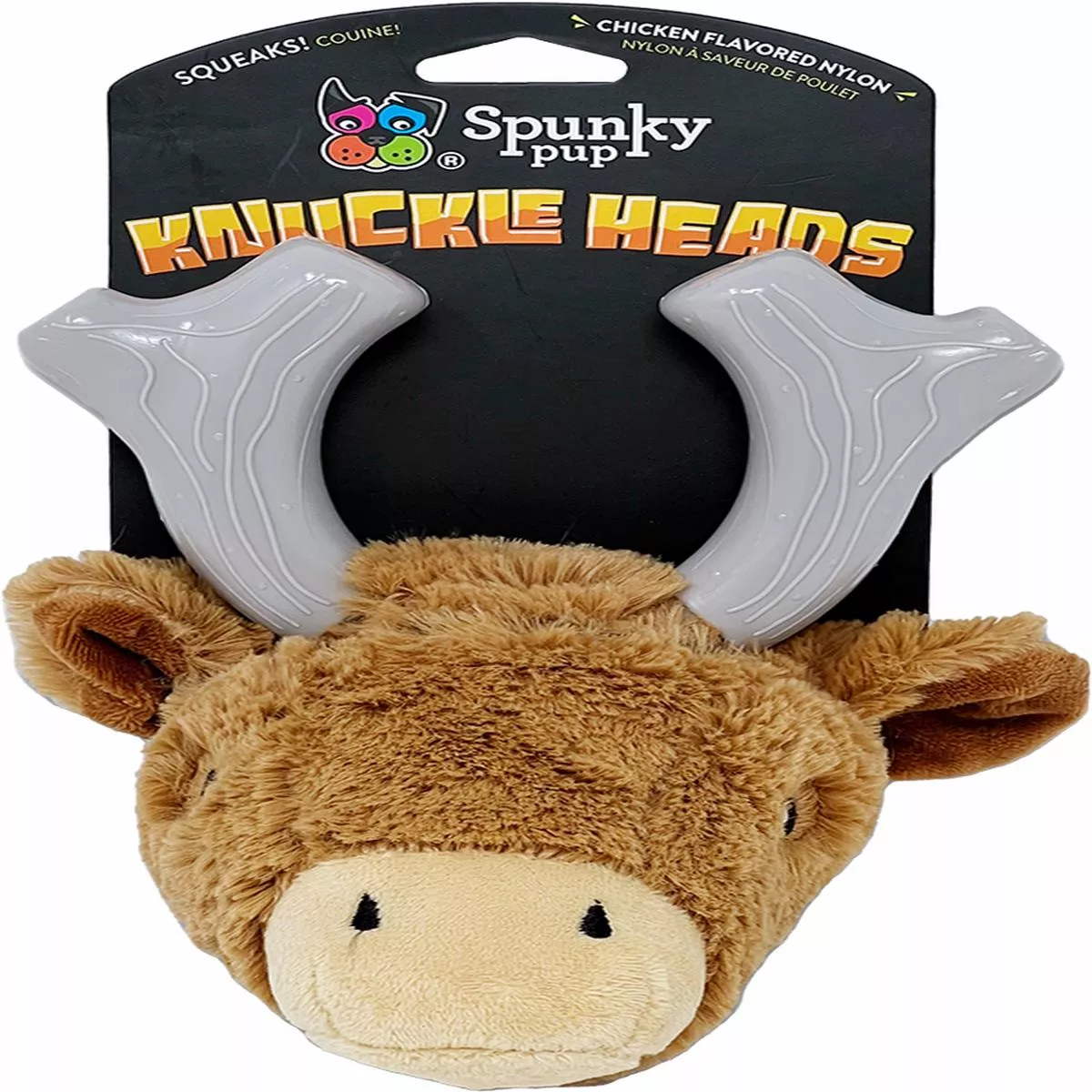 Spunky Pup Knuckleheads 2-in-1 Dog Chew Toy