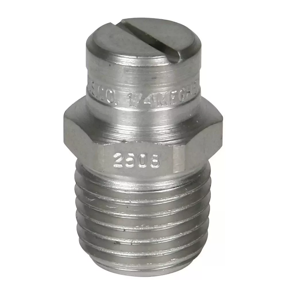 Stainless Steel Power Wash Spray Nozzles – 8 x 25 Degree