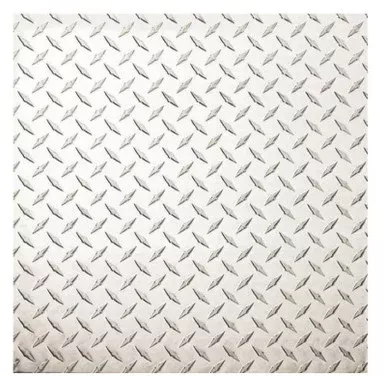 Stanley Hardware #316356 Diamond Plate Sheet – 0.63 In T, 24 In L X 24 In W – Polished Aluminum