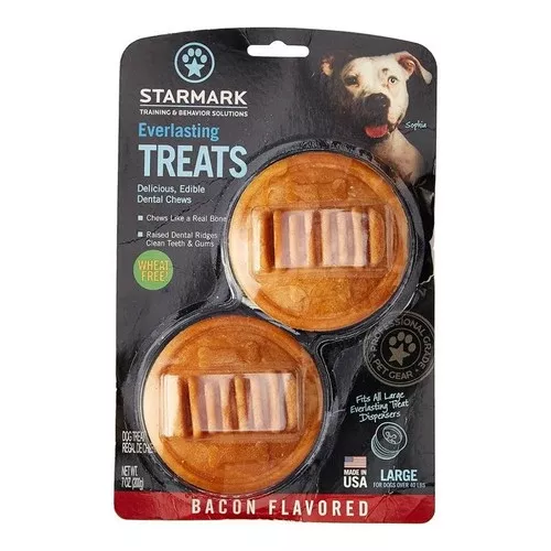 Starmark, Starmark Treat Bacon USA, 7 Ounces, Large