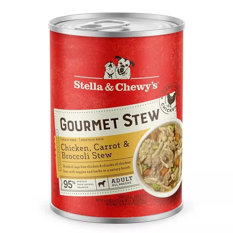 Stella and Chewy’s 12.5 oz Gourmet Stew Chicken Carrot & Broccoli Dog Food
