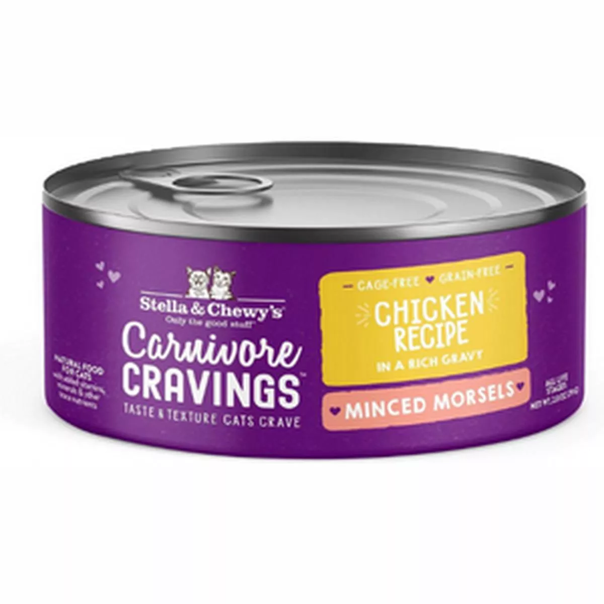 Stella & Chewy's Carnivore Cravings Cage-Free Chicken Flavored Minced Wet Cat Food
