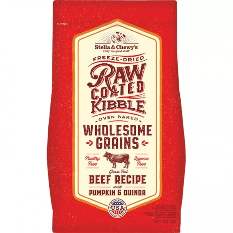 Stella & Chewy’s D 22lb Wholesome Grain Raw Coated Beef