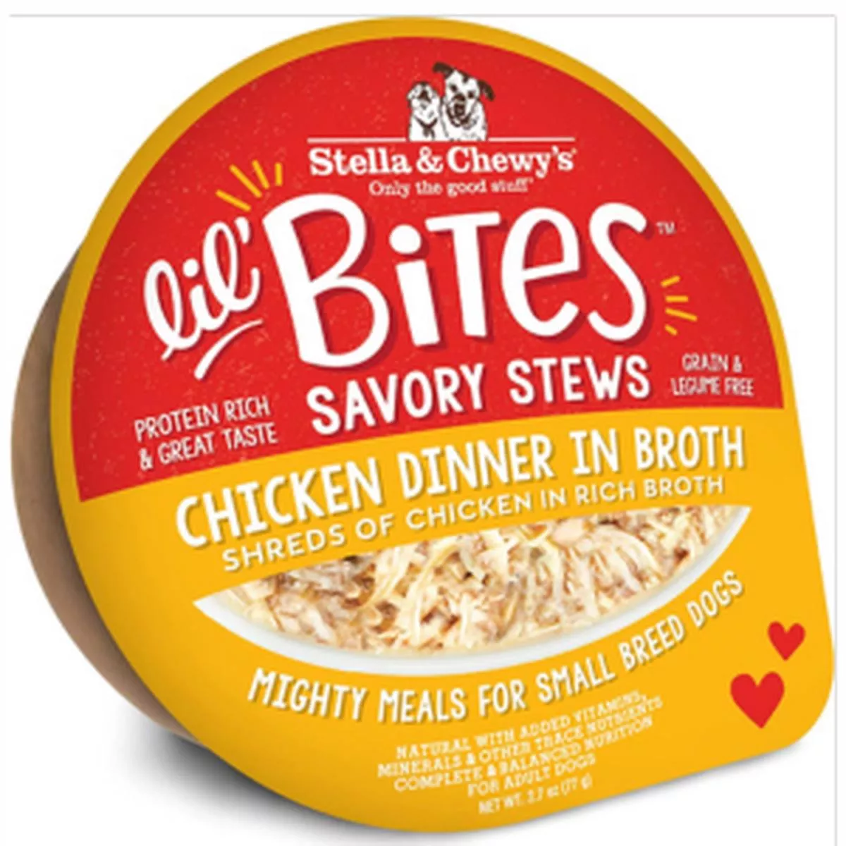 Stella & Chewy's Lil Bites Savory Stew Chicken Dog Food 2.8 oz