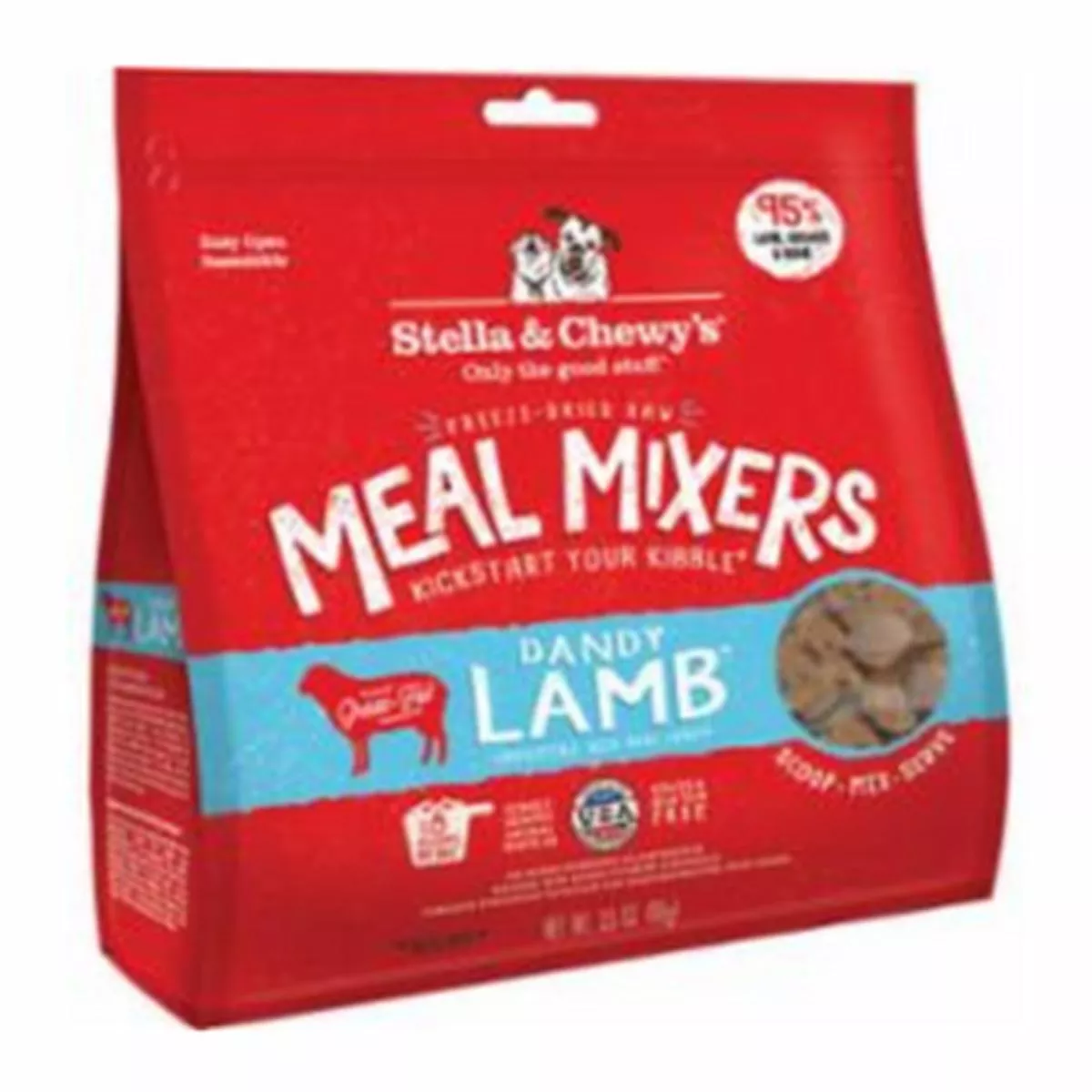 Stella & Chewy's Meal Mixers Dandy Lamb Freeze-Dried Dog Food Topper