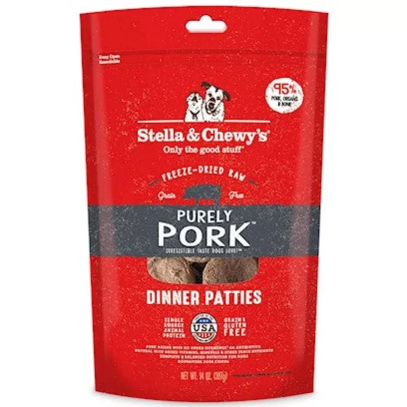 Stella & Chewy’s Purely Pork Freeze Dried Raw Dog Food