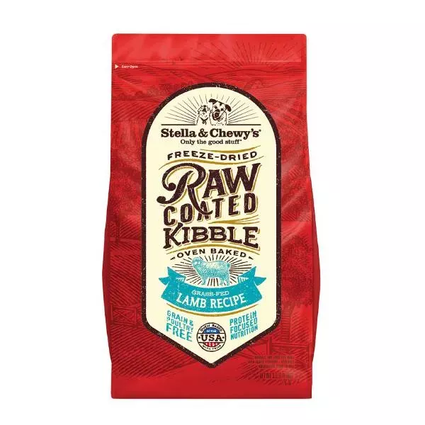 Stella & Chewy's Raw Coated Dog Kibble - Grass-Fed Lamb Recipe