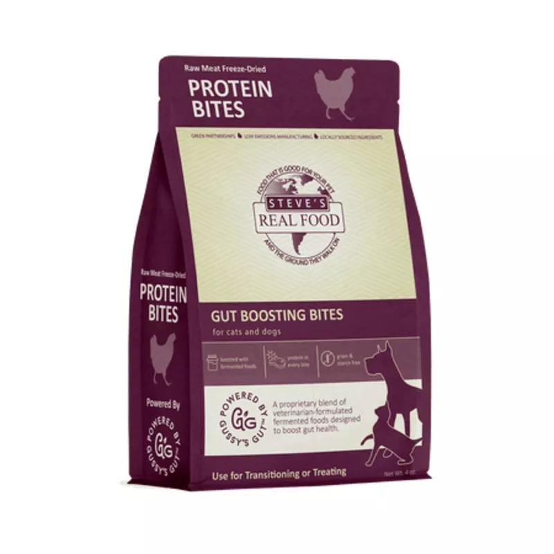 Steve’s Real Freeze Dried Probiotic Bars 4oz Chicken