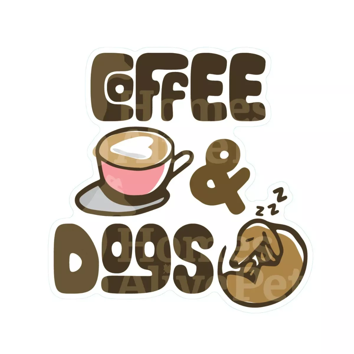 Sticker Pack - Coffee and Dogs