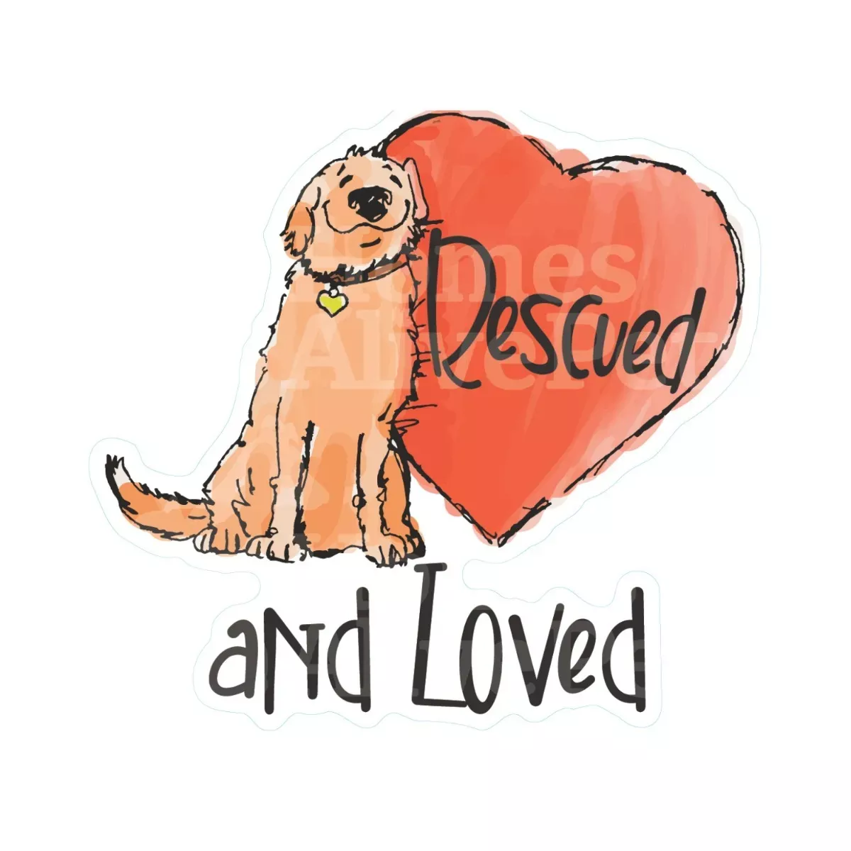 Sticker Pack - Rescued and Loved