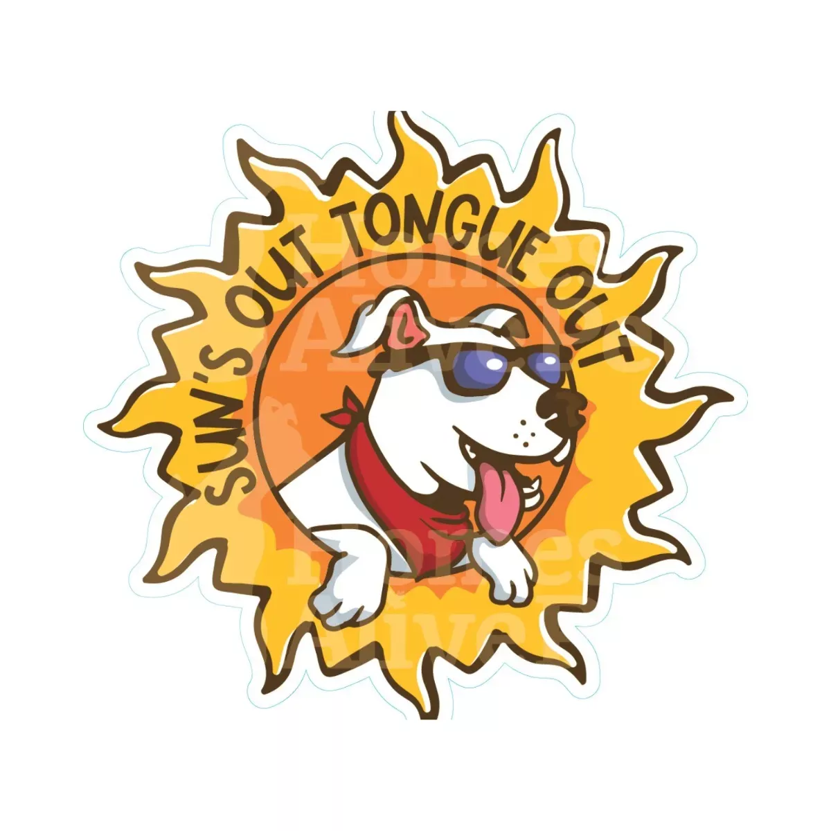 Sticker Pack - Sun's Out, Tongue Out
