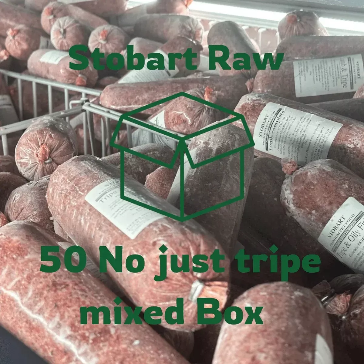 Stobart Raw Dog food - Mixed NOJUSTTRIPEBundle (50 Rolls)
