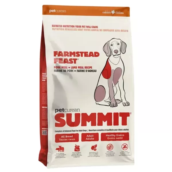 Summit Farmstead Feast Pork Meal & Lamb Meal Recipe for Adult Dogs