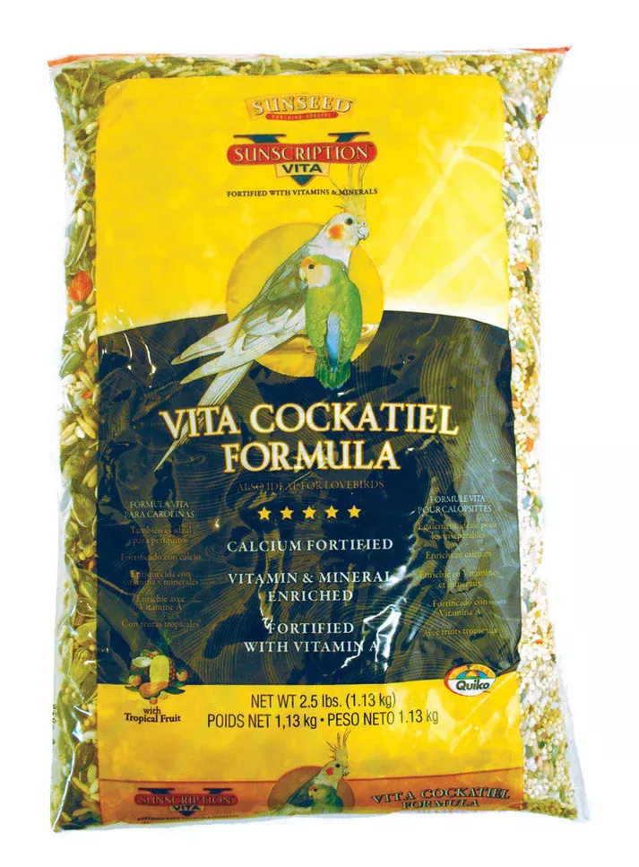Sunseed Cockatiel/Lovebird Diet 2.5#