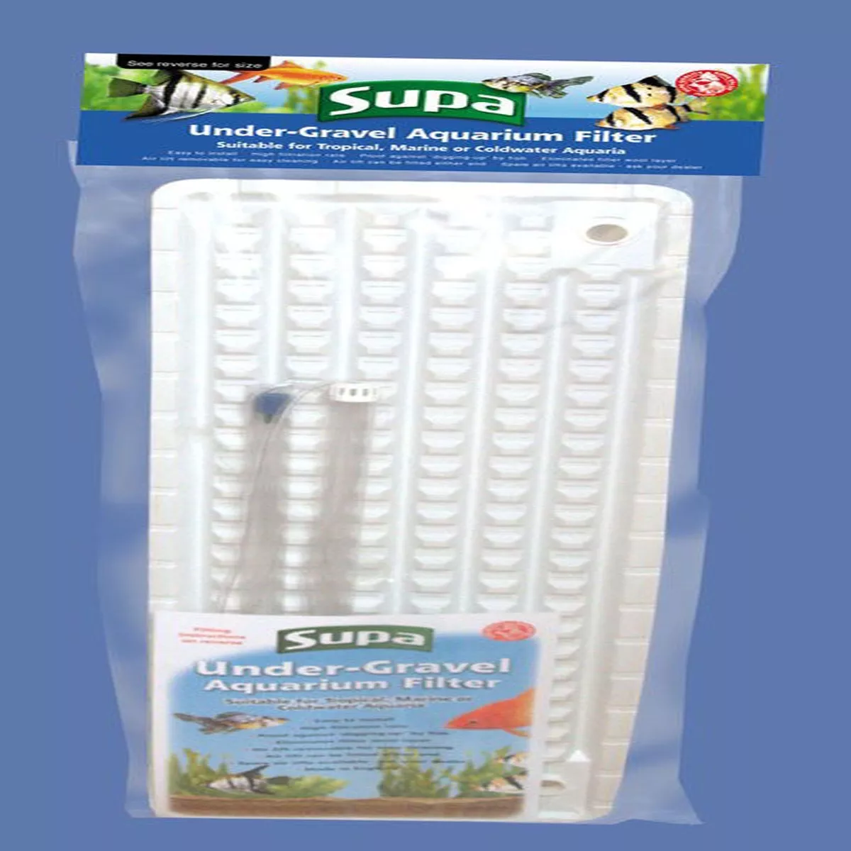 Supa Under Gravel Filter 58x28cm (23x11 Inch)